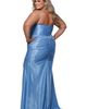 Sydney's Closet Sydney's Closet Sweetheart Neckline Ruched Slim Fitted Plus Size Gown - 2