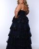 Sydney's Closet Sydney's Closet Sweetheart Neckline Tiered Plus Size A-Line Gown - 3
