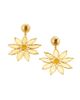 Sylvia Toledano Women's Yellow Flower 22K-Gold-Plated & Onyx Drop Earrings - 1