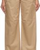 System System Beige Press-Stud Trousers - 1