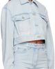 System System Blue Cropped Denim Jacket - 2