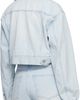 System System Blue Cropped Denim Jacket - 3
