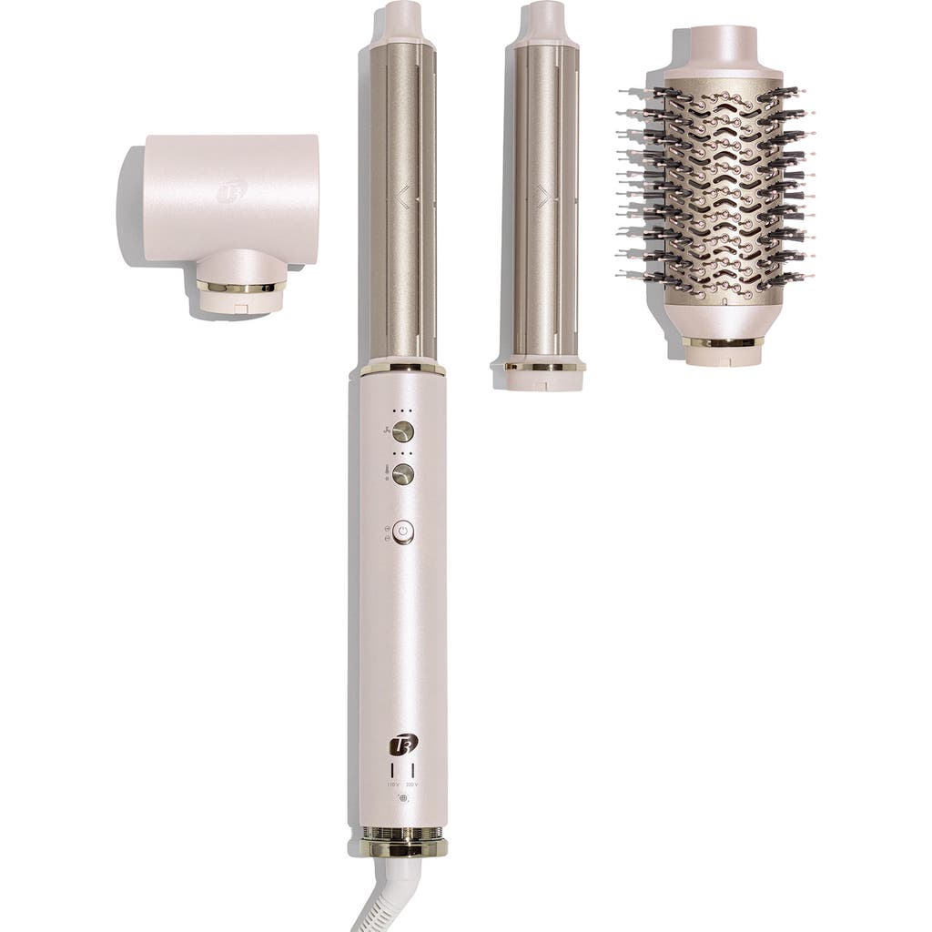 T3 T3 Aire 360 Air Styler Blowout Kit with Dual Voltage & Ceramic Curlign Attachments 