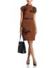 T Tahari T Tahari Belted Mock Neck Dress - 2