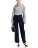 T Tahari T Tahari Buckle Belt Elastic Back Wide Leg Pants - 2