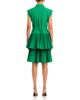 T Tahari T Tahari Cap Sleeve Button Down Tiered Dress - 4