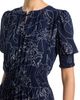 T Tahari T Tahari Elbow Sleeve Button Down Airflow Fit and Flare Dress - 3