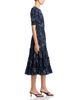 T Tahari T Tahari Elbow Sleeve Button Down Airflow Fit and Flare Dress - 5