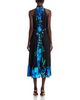 T Tahari T Tahari High Neck Pleated Dress - 4