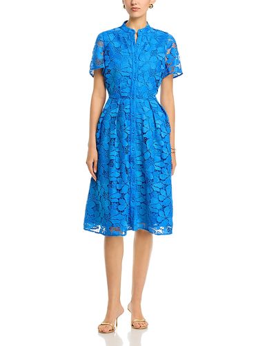 T Tahari T Tahari Lace Midi Dress