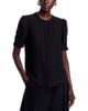 T Tahari T Tahari Mandarin Collar Button Front Top - 1