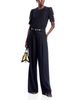 T Tahari T Tahari Mandarin Collar Button Front Top - 2