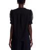 T Tahari T Tahari Mandarin Collar Button Front Top - 3