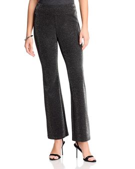 T Tahari T Tahari Metallic Flared Pants