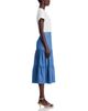 T Tahari T Tahari Mixed Media Tiered Dress - 5