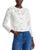 T Tahari T Tahari Novelty Crochet Button Front Crewneck Cardigan - 1
