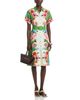 T Tahari T Tahari Placed Floral Button Down Midi Dress - 2