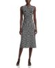 T Tahari T Tahari Polo Collar Rib Knit Dress - 1