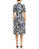 T Tahari T Tahari Puff Sleeve Cotton Stretch Midi Dress - 4