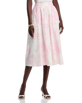 T Tahari T Tahari Pull On Midi Skirt