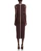 T Tahari T Tahari Round Neck Midi Dress - 4