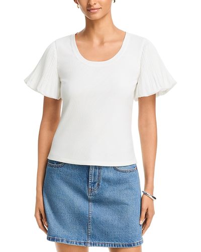 T Tahari T Tahari Scoop Neck Top