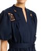 T Tahari T Tahari Short Sleeve Lace Detail Mini Dress - 3