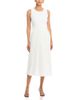 T Tahari T Tahari Sleevless Rib Top Release Pleated Skirt Dress - 1