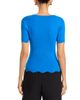 T Tahari T Tahari Square Neck Scallop Edge Top - 3