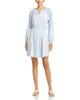 T Tahari T Tahari Stripe Crochet Applique Mini Dress - 1