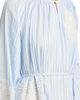 T Tahari T Tahari Stripe Crochet Applique Mini Dress - 3
