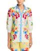 T Tahari T Tahari Three Quarter Sleeve Button Down Blouse - 1