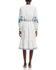 T Tahari T Tahari V Neck Tiered Dress - 4