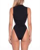 Ta3 TA3 Mega Sculpting Hi Cut Sleeveless Adjustable Zip Front Swimsuit - 2
