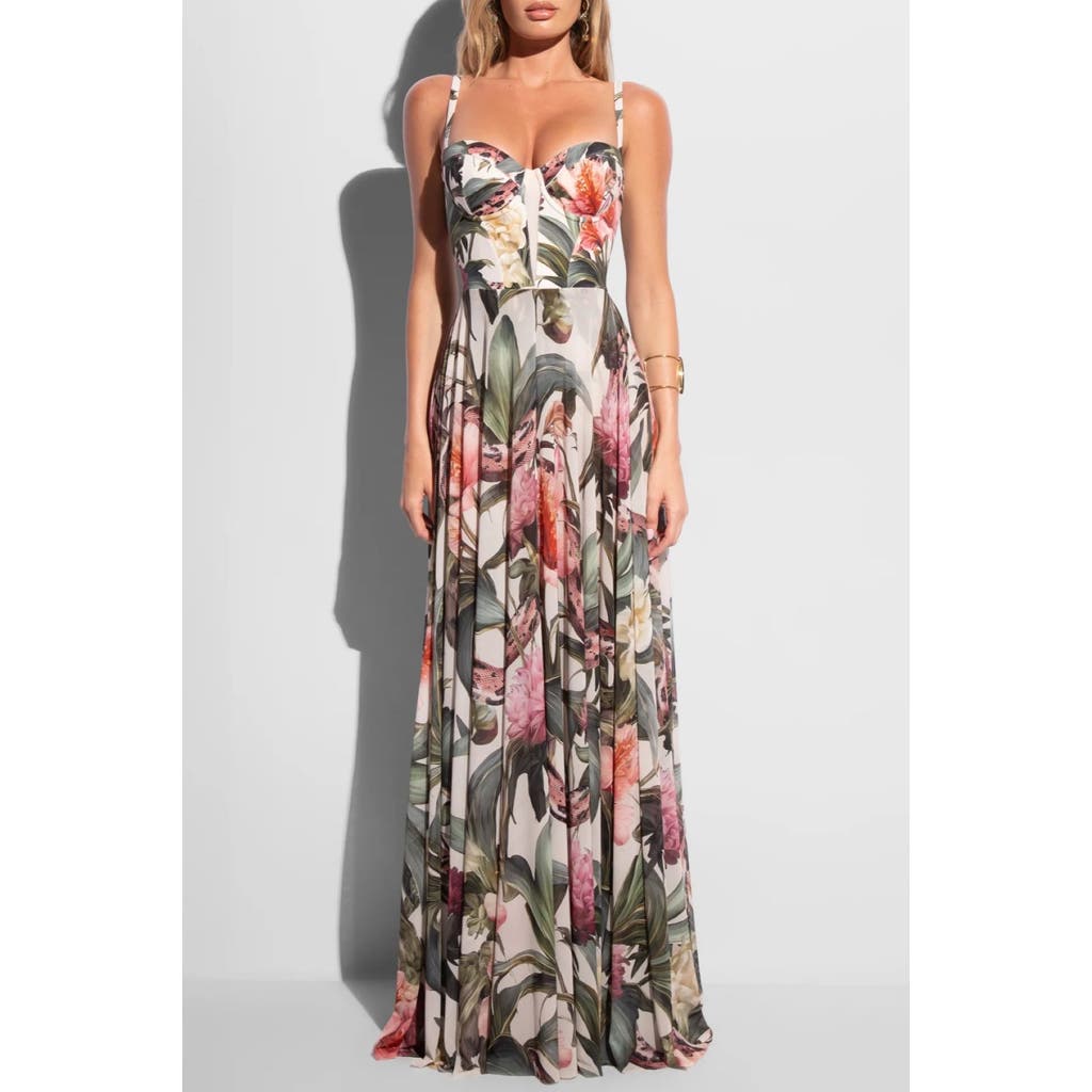 TA3 TA3 Mega Sculpting Push-Up Maxi Dress