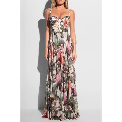 TA3 TA3 Mega Sculpting Push-Up Maxi Dress