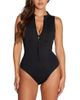 Ta3 TA3 Mega Sculpting Sleeveless Adjustable Zip Front Swimsuit - 1