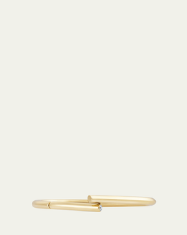 TABAYER Oera Fairmined 18K Yellow Gold Slim Diamond Bangle