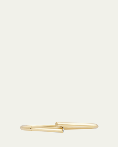 TABAYER Oera Fairmined 18K Yellow Gold Slim Diamond Bangle