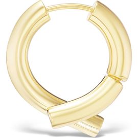 TABAYER TABAYER Oera Knot Bypass Hoop Earrings