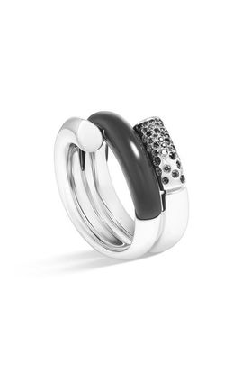 TABAYER TABAYER Oera Pavé Diamond Wraparound Ring