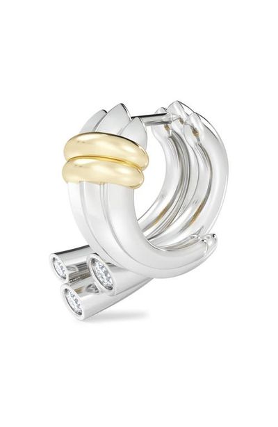 TABAYER TABAYER Oera Single Sheaf Huggie Hoop Earring