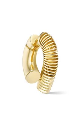 TABAYER TABAYER Ribbed Hoop Earrings