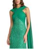 Tadashi Shoji Tadashi Shoji Albioin Sequin Embroidered Sash Gown - 3