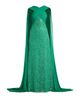 Tadashi Shoji Tadashi Shoji Albioin Sequin Embroidered Sash Gown - 6