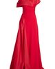 Tadashi Shoji Tadashi Shoji Asymmetric Neckline Taffeta Gown - 4