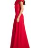 Tadashi Shoji Tadashi Shoji Asymmetric Neckline Taffeta Gown - 5