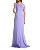Tadashi Shoji Tadashi Shoji Bruner Draped Crepe Gown - 2