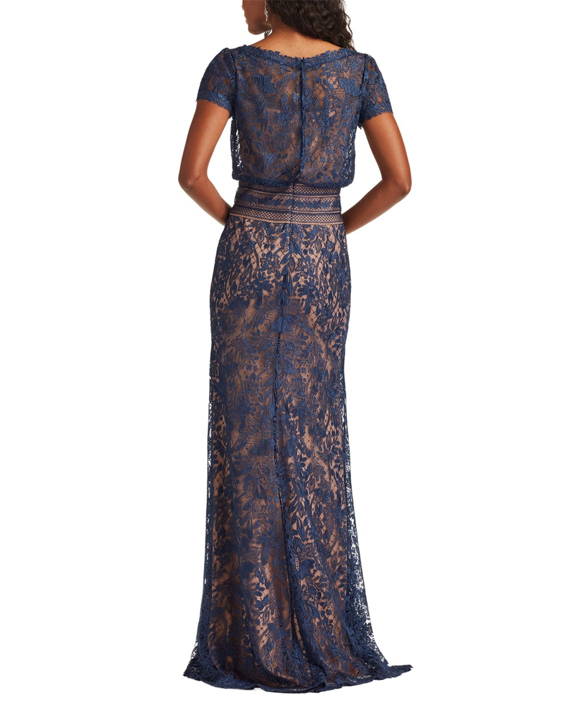 chinese dress ladies Amazon.com: Tadashi Shoji Women's C/S Metallic Pintuck Dress W/Sequin LACE  Neckline and Split, Midnight : Clothing, Shoes & Jewelry main image 0