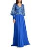 Tadashi Shoji Tadashi Shoji Dansby Embroidered Bishop Sleeve Gown - 1